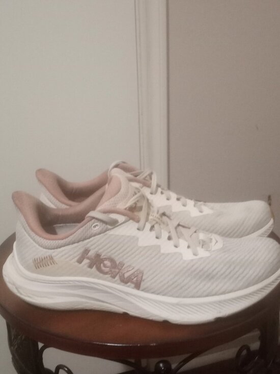 Hoka One One Shoes - Hoka One One Solimar Shoes Womens Size 11B Beige Pink Running Sneakers Low Top